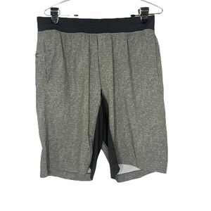 Lululemon Mens Gray Athletic Shorts 11" Size Large